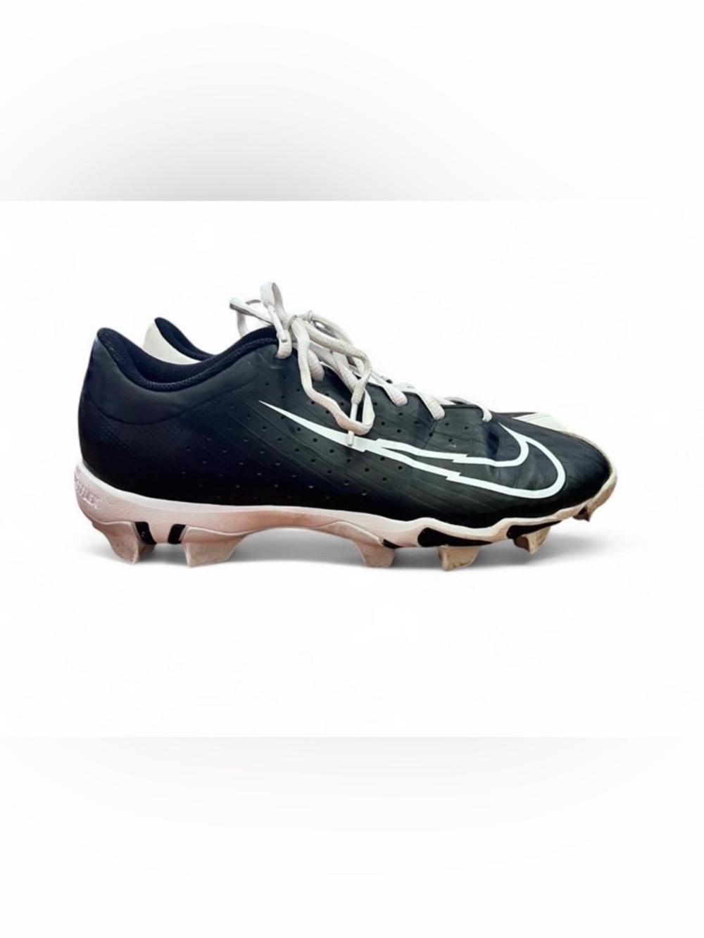 Nike Vapor Elite 360 black and white football cleats